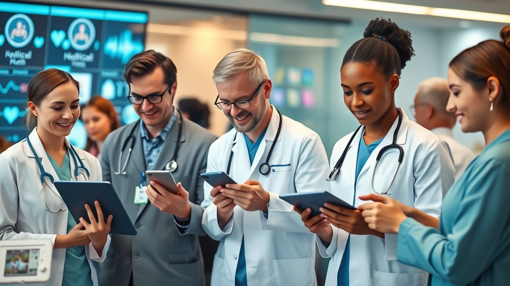 advanced telemedicine hub showing virtual care for urgent care, mental health, and primary care through telehealth solutions